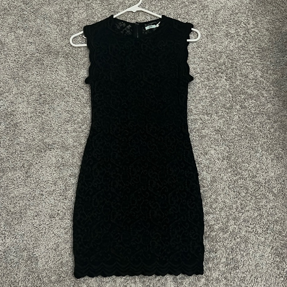 Urban Outfitters Black Lace Mini Dress